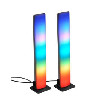 KÉSZLET 2x LED RGB Dimmelhető asztali lámpa LED/5W/5V + távirányítás 326591 kép