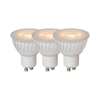 KÉSZLET 3x LED Dimmelhető izzó MR16 GU10/5W/230V 3000K - Lucide 49006/15/31 49006/15/31