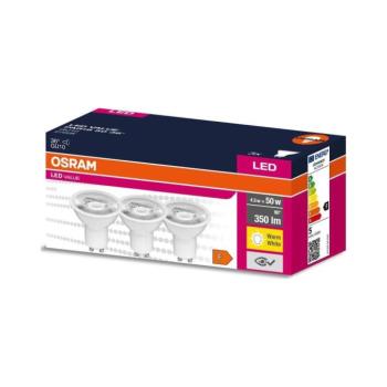 KÉSZLET 3x LED Izzó PAR16 GU10/4,5W/230V 2700K - Osram 4058075497443 kép
