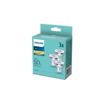 KÉSZLET 3xLED Izzó Philips GU10/4,6W/230V 2700K 8718699777913 kép