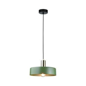 Keter Lighting Csillár zsinóron HAKI 1xE27/60W/230V zöld/fekete/fényezett króm 2974 kép