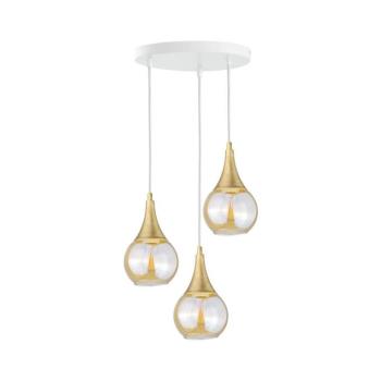Keter Lighting Csillár zsinóron LACRIMA WHITE 3xE27/60W/230V á. 30 cm 2326 kép
