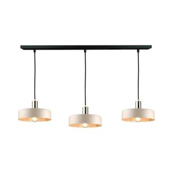 Keter Lighting LATTE kábeles csillár 3xE27/60W/230V bézs/fekete/arany 2973 kép