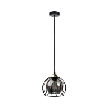 Keter Lighting Csillár zsinóron SOLO BLACK 1xE27/60W230V fekete/arany 1484 kép