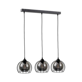 Keter Lighting Csillár zsinóron SOLO BLACK 3xE27/60W/230V 1474 kép