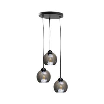 Keter Lighting Csillár zsinóron UNO 3xE27/60W/230V fekete 1320/22 kép