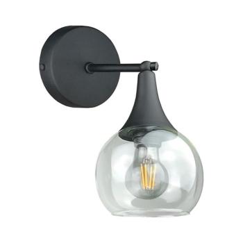 Keter Lighting Fali lámpa STAR 1xE27/60W/230V fekete/átlátszó 2846 kép