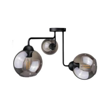 Keter Lighting Felületre szerelhető csillár OSMO 3xE27/60W/230V fekete 1199/22 kép
