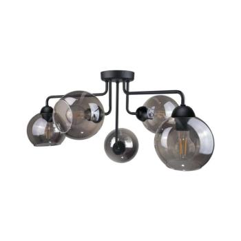 Keter Lighting Felületre szerelhető csillár OSMO 5xE27/60W/230V fekete 1198/22 kép