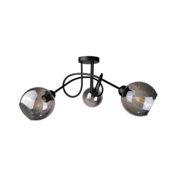 Keter Lighting Felületre szerelhető csillár RIN 3xE27/60W/230V fekete 1274/22 kép