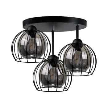 Keter Lighting Felületre szerelhető csillár SOLO BLACK 3xE27/60W/230V átm. 30 cm 1483 kép