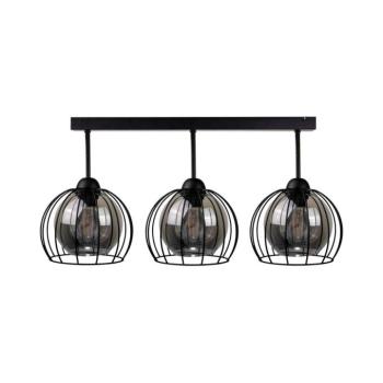 Keter Lighting Felületre szerelhető csillár SOLO BLACK 3xE27/60W/230V 1482 kép