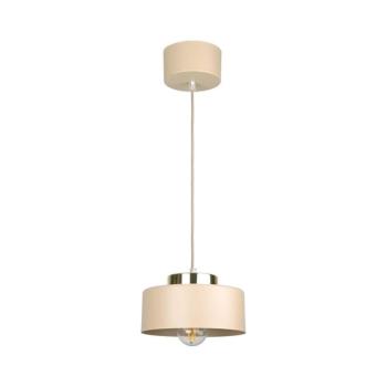 Keter Lighting IGNIA zsinóros függőlámpa 1xE27/60W/230V bézs/arany 3391 kép