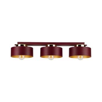 Keter Lighting Mennyezeti lámpa IGNIA 3xE27/60W/230V bordó/arany 3735 kép