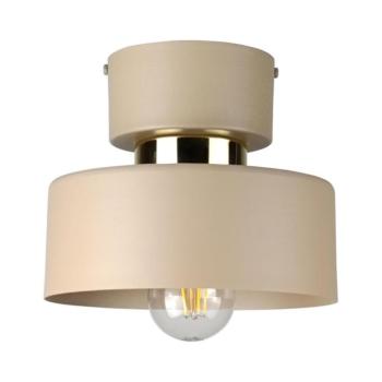 Keter Lighting Mennyezeti lámpatest IGNIA 1xE27/60W/230V bézs/arany 3389 kép