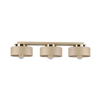 Keter Lighting Mennyezeti lámpatest IGNIA 3xE27/60W/230V bézs/arany 3390 kép