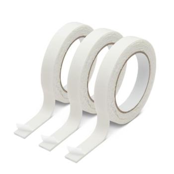 Kétoldalas habszalag szett, 18mm széles, 2,6m hosszú, 3 tekercs/csomag kép