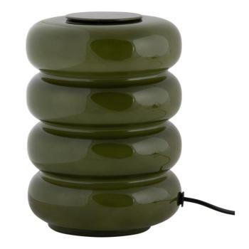 Khaki üveg LED asztali lámpa (magasság 16,5 cm) Aro – Leitmotiv kép
