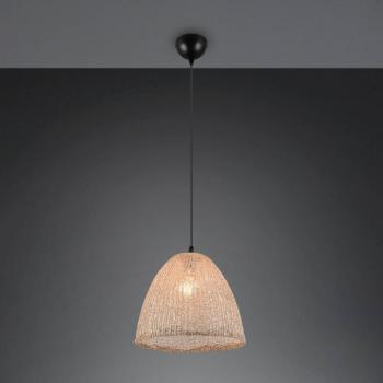 Kibito lógó világítás, krém, Ø 32 cm, textil, E27 kép