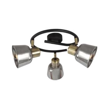 KL163004 - Spotlámpa SMOKY 3xE14/9W/230V fekete/réz/szürke KL163004 kép