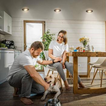 Klira LED beépíthető lámpa, fekete, Ø 9 cm, forgatható, 3 darabos kép