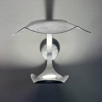 Knikerboker Le Gigine LED falilámpa, ezüst levél kép
