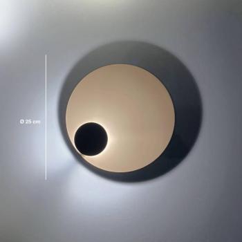 Knikerboker LED fali lámpa Pois, krém, Ø 25 cm, dimmelhető kép