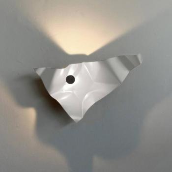 Knikerboker LED fali lámpa Zona d'ombra, fehér, 79 cm kép