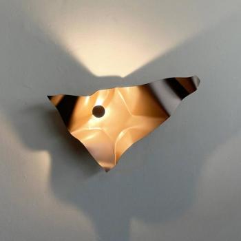Knikerboker LED fali lámpa Zona d'ombra, rózsaszín, 79 cm kép