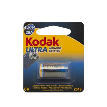 Kodak ULTRA alkaline elem – 4LR44 – 28A • 6 V – 1 db / bliszter