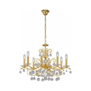 Kolarz 3234.88.3.KoT- Láncos kristálycsillár CARMEN 8xE14/60W/230V 24K arany 3234.88.3.KoT kép
