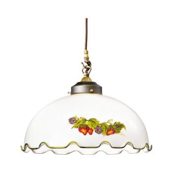 Kolarz 731.32.115 - Kábeles csillár NONNA 1xE27/75W/230V átm. 36 cm bordó/eper 731.32.115