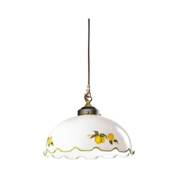 Kolarz 731.32.118 - Kábelcsillár NONNA 1xE27/75W/230V átm. 36 cm citromsárga 731.32.118 kép