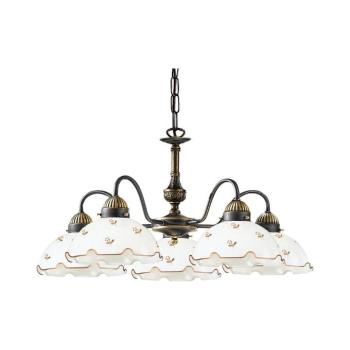 Kolarz 731.85.160 - Láncos csillár NONNA 5xE27/75W/230V, virágmotívumokkal, rózsaarany 731.85.160 kép