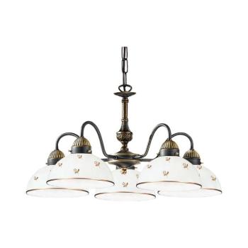 Kolarz 731.85.170 - Láncos csillár NONNA 5xE27/75W/230V, virágmintás, rózsaarany 731.85.170 kép