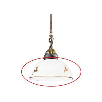 Kolarz 731.G150 - Pótüveg NONNA E27, Ø 20 cm, szarvasmintás rózsaarany 731.G150 kép