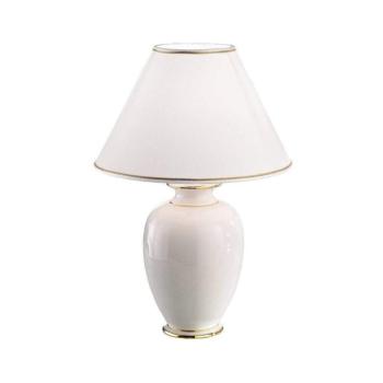 Austrolux Giardino Avorio asztali lámpa, 30 cm, kerámia, fehér kép