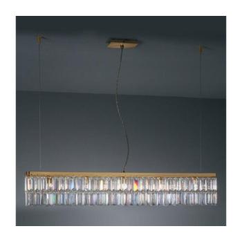 Kolarz 314.87.3 - PRISMA kristály 7xG9/25W/230V 24K arany csillár 314.87.3 kép