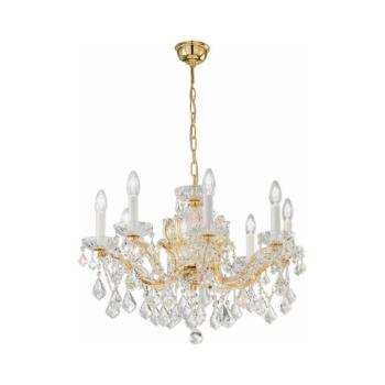 Kolarz 3149.88.3.KoT - MARIA LOUISE kristály csillár 8xE14/40W/230V 24K arany 3149.88.3.KoT kép