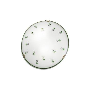Kolarz 731.11.4.21 - Mennyezeti lámpa NONNA 1xE27/60W/230V átm. 30 cm zöld 731.11.4.21 kép