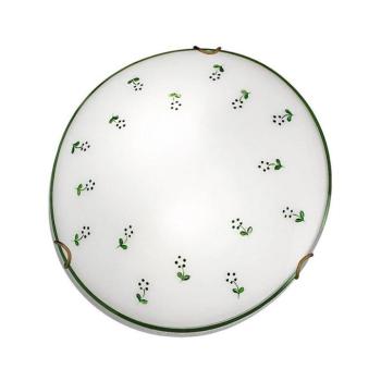 Kolarz 731.12.4.21 - Mennyezeti lámpa NONNA 2xE27/60W/230V átm. 40 cm zöld 731.12.4.21 kép