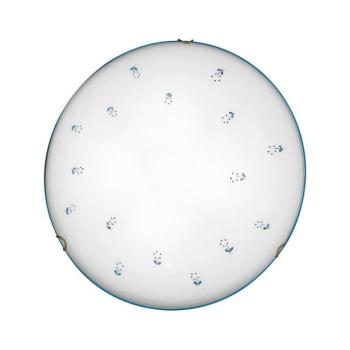Kolarz 731.13.4.17 - Mennyezeti lámpa NONNA 3xE27/60W/230V átm. 50 cm kék 731.13.4.17 kép