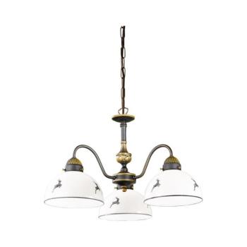Kolarz 731.83.133 - NONNA 3xE27/75W/230V láncfüggeszték szürke szarvas 731.83.133 kép