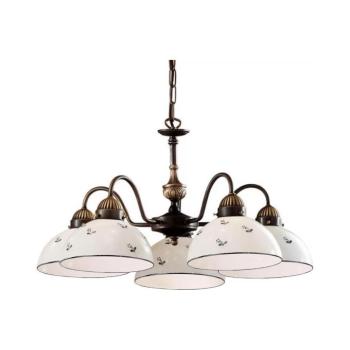 Kolarz 731.85.16 - Csillár láncon NONNA 5xE27/75W/230V kék 731.85.16 kép