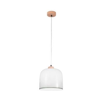 Kolarz A1352.31.G - Csillár zsinóron NONNA 1xE27/60W/230V tölgy/fehér/zöld A1352.31.G kép