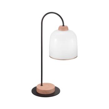 Kolarz A1352.71.Au - Asztali lámpa NONNA 1xE27/60W/230V tölgy/fehér/arany A1352.71.Au kép