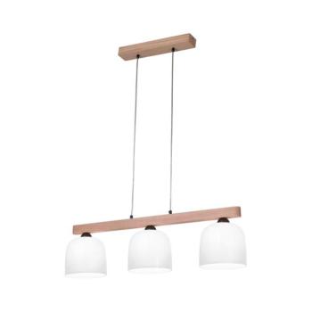 Kolarz A1352.83.W - Csillár zsinóron NONNA 3xE27/60W/230V tölgy/fehér A1352.83.W kép