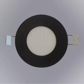 Kör alakú LED panel 18W 4200K kerek fekete kép