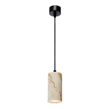 Krémszínű függőlámpa márvány búrával ø 6,5 cm Selma – Opviq lights kép