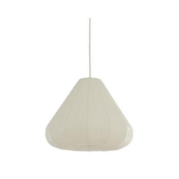 Krémszínű függőlámpa papír búrával ø 10 cm Sarella – Light & Living kép